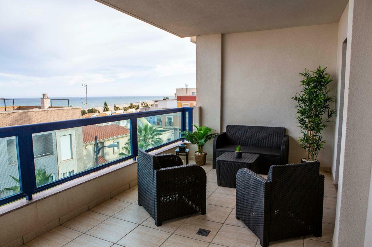 Apartment Las Sirenas, Wifi 100 Mb, Sea View Roquetas de Mar Exterior foto